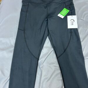 ZYIA Black Leggings Stretchy Full-Length